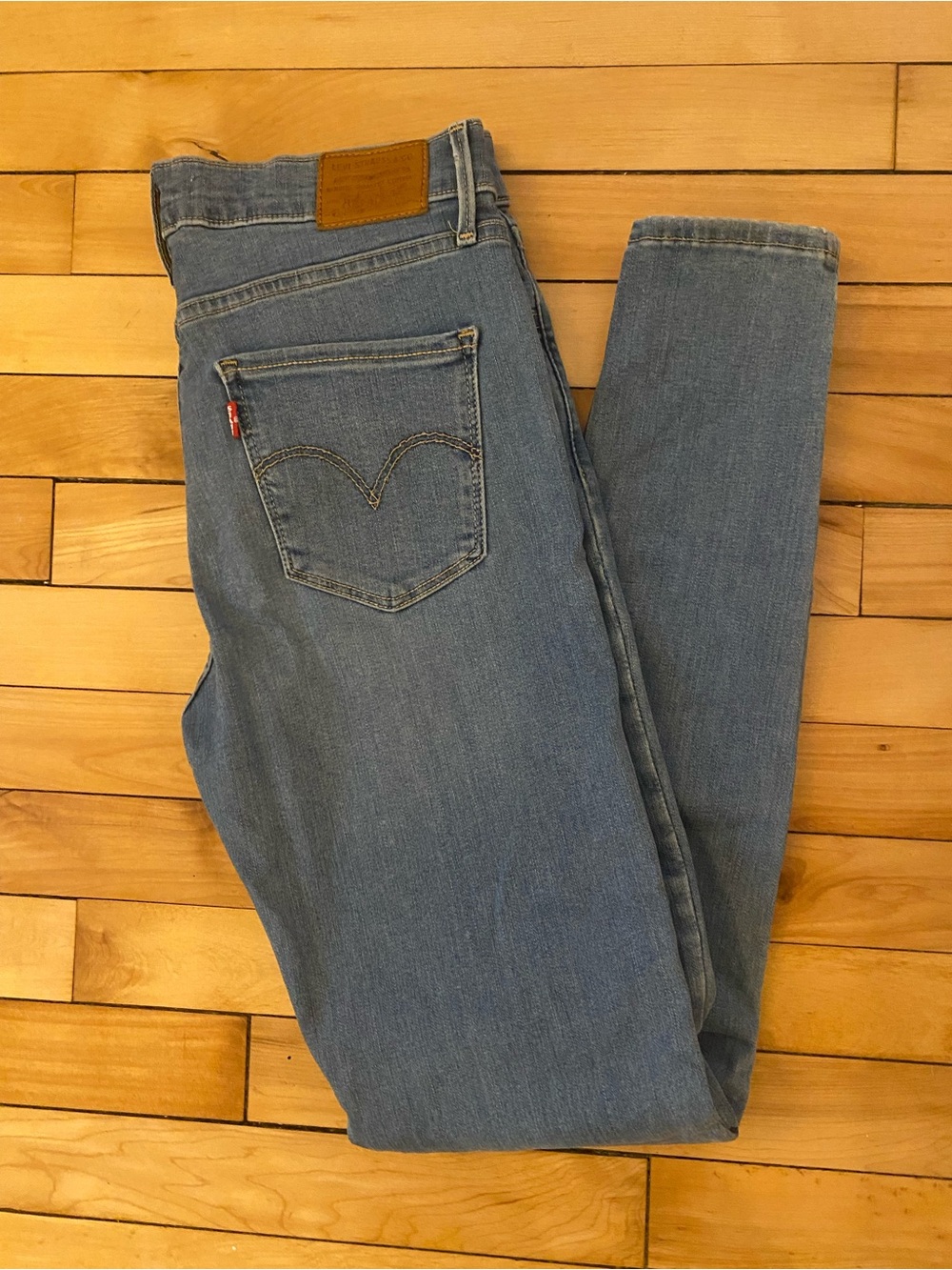 Levi's Light Blue Straight Leg Jeans